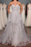 2024 Custom Made Silver Sweetheart Beading Layered Sleeveless Pegeant Prom Dresses