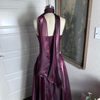 Purple Elegant Vintage Fashion Long Tulle Prom Dress Evening Gown Party Dress