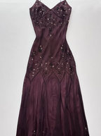 Gorgeous Elegant Exquisite Beaded A-Line Spaghetti Strap Long/Short Tulle Chiffon Ball Gown Birthday Party Dress Evening Dress Prom Dress