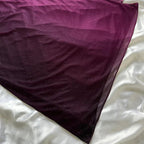 Purple Shiny Elegant Fashion Gradient Strap Long Tulle Ball Gown Evening Dress