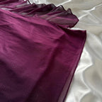 Purple Shiny Elegant Fashion Gradient Strap Long Tulle Ball Gown Evening Dress
