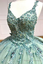 Quinceanera Dress Ball Gown Straps Sweetheart Quinceanera Dresses With Applique