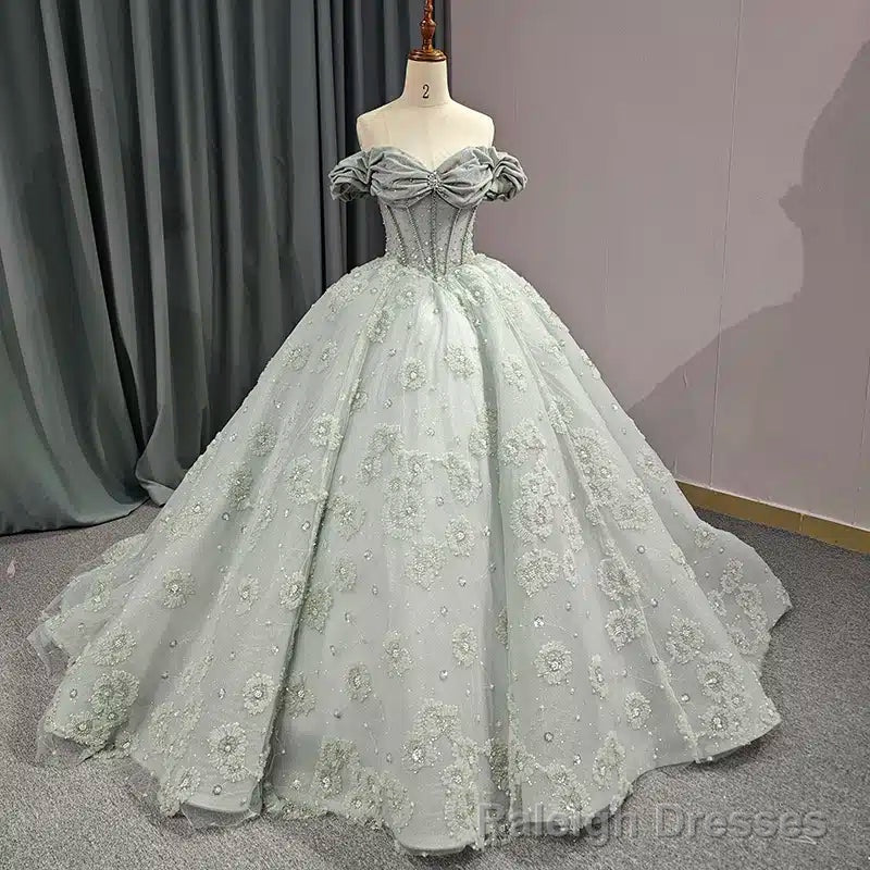 Quinceanera Dress Elegant Grey Quinceanera Dresses Sweetheart Sleeveless Ball Gown Party Dresses Secondary image