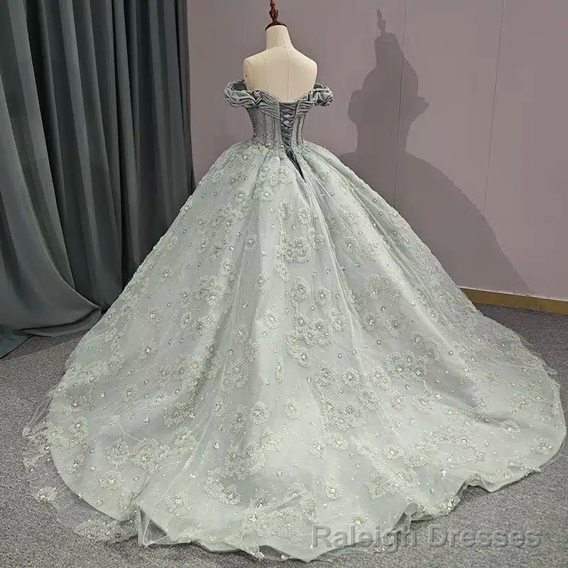 Quinceanera Dress Elegant Grey Quinceanera Dresses Sweetheart Sleeveless Ball Gown Party Dresses
