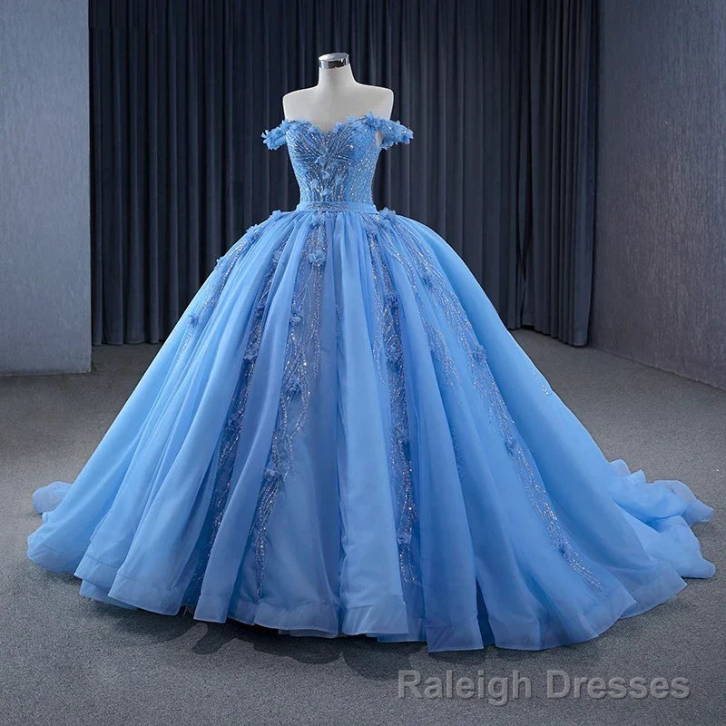 Quinceanera Dress Elegant Sequins Ball Gowns Sweetheart Lace Up Appliques Prom Prom Dresses