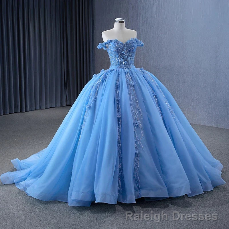 Quinceanera Dress Elegant Sequins Ball Gowns Sweetheart Lace Up Appliques Prom Prom Dresses