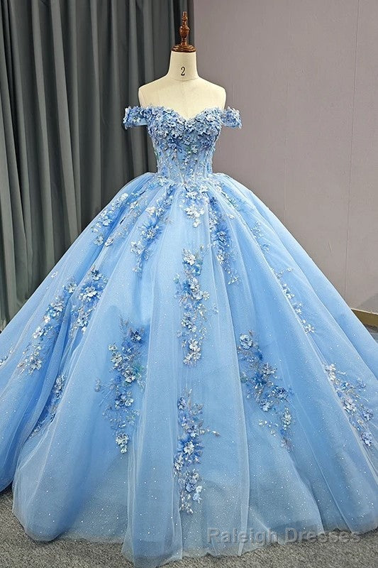 Quinceanera Dress Elegant Sweetheart Off-the-shoulder Appliques Ball Gown Main image