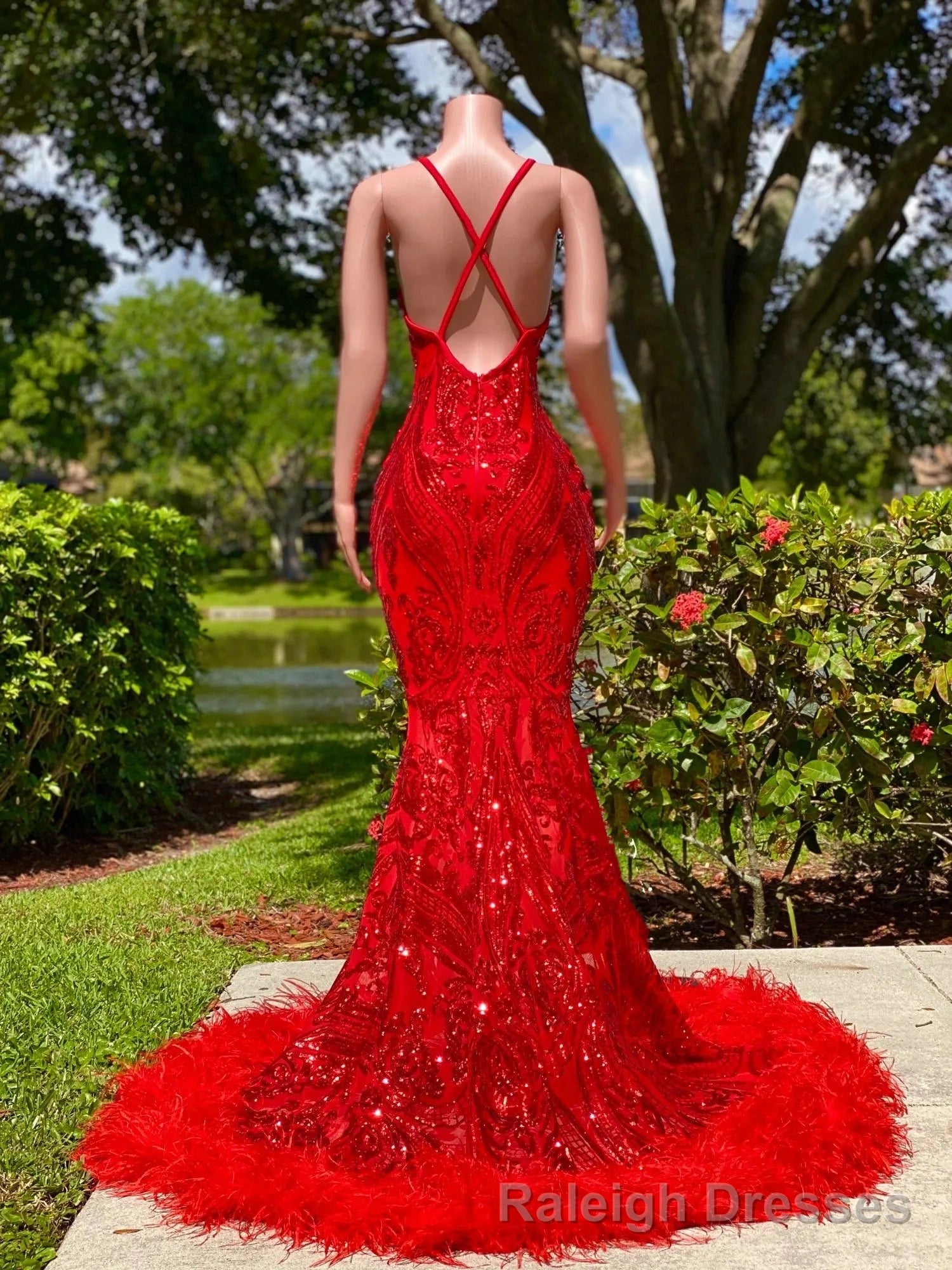 V Neck Mermaid Prom Dress, African Mermaid Prom Dresses, Sequin Lace Wedding Dress