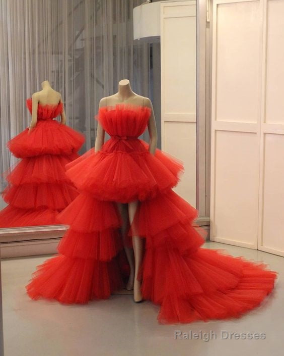 Red Ball Gown Long Prom Dress, Evening Dress