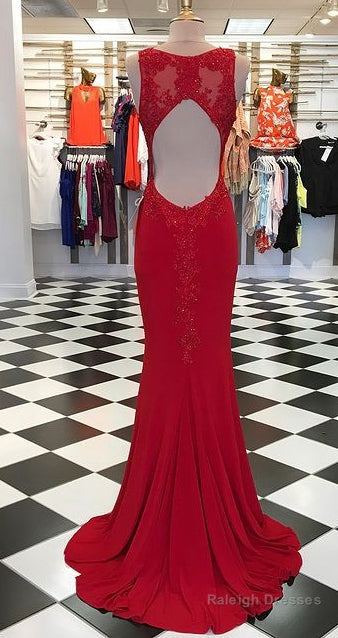 Red Long Prom Dress,Prom Dresses,Pageant Dress,Evening Dress,Ball Dance Dresses,Graduation School Party Gown Secondary image