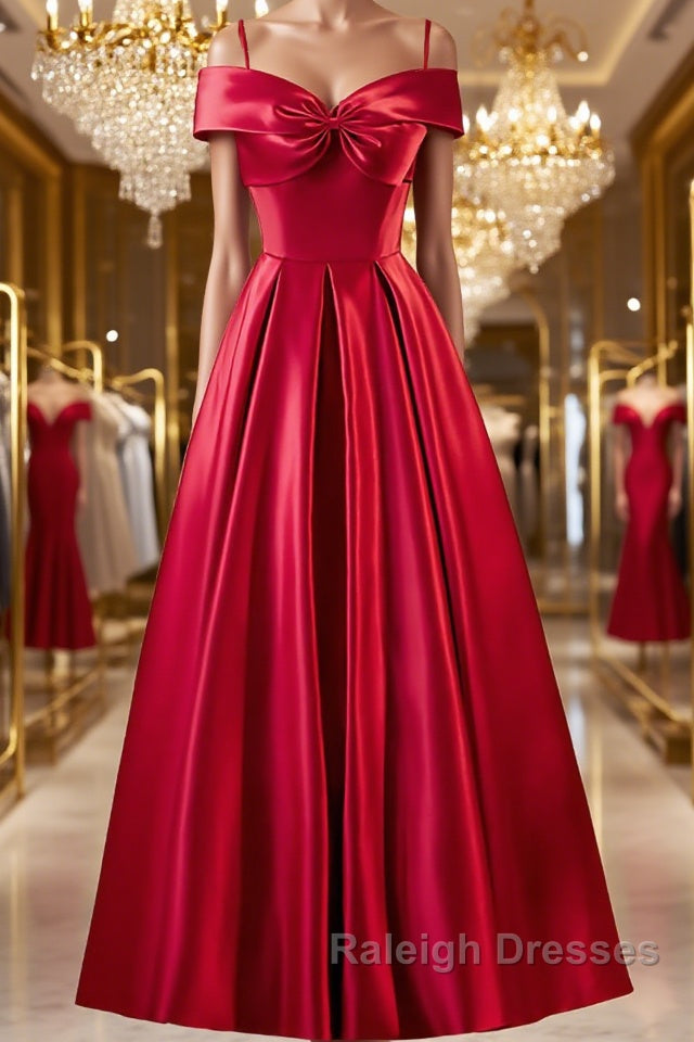 Red Tea Length Prom Dress Red Tea Length Prom Bridesmaid Dress Main image