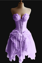 Retro Ivory Lace Dresses Short Prom Dresses Homecoming Dresses