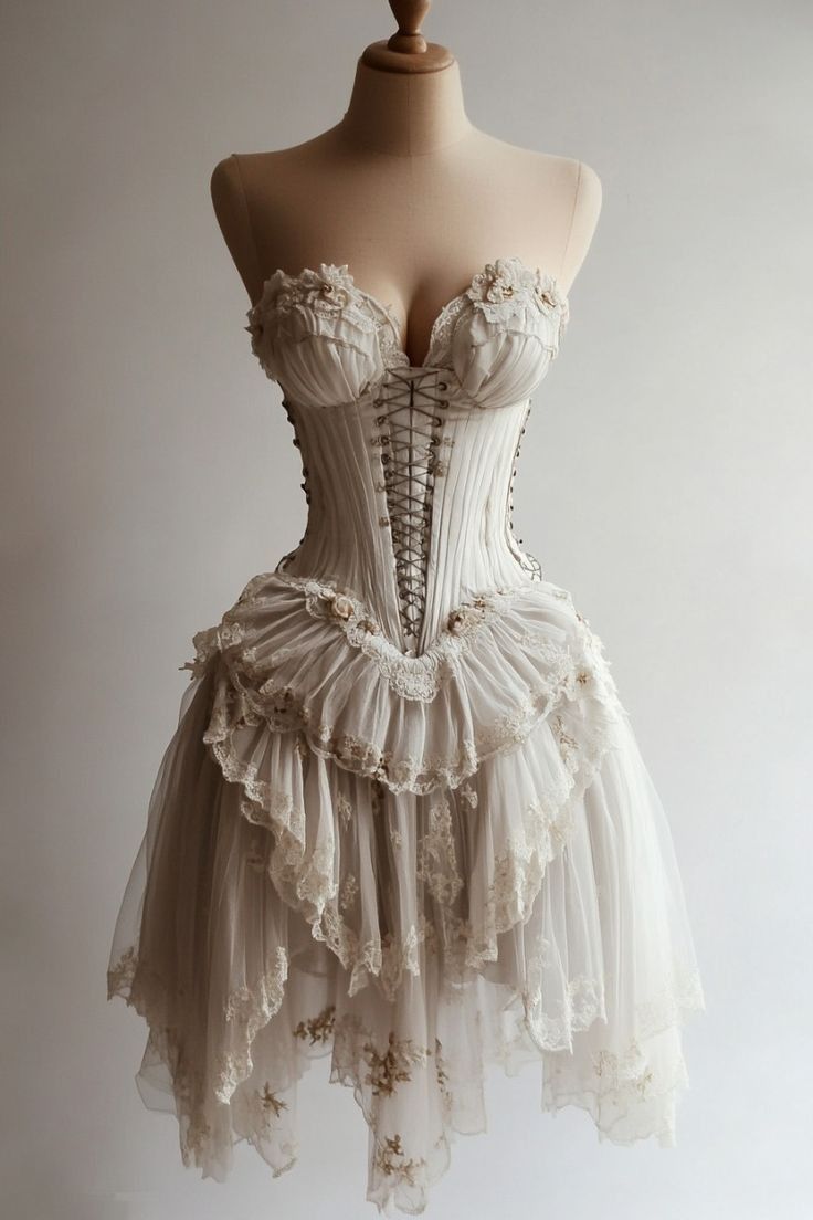 Retro Ivory Lace Dresses Short Prom Dresses Homecoming Dresses Main image