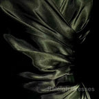 Retro Mermaid Spaghetti Straps Satin Green Long Evening Dress Prom Dresses