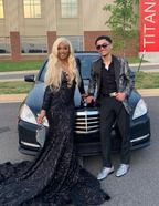 Princess Black Girl Prom Dresses Long Mermaid Dresses