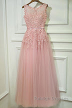 Round Neck Lace Prom Dress Lace Prom Dress