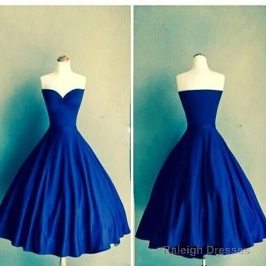 Royal Blue Ball Gown Sweetheart Simple Tight Homecoming Dress Main image