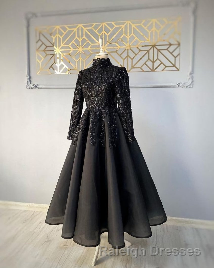 Royal blue prom dresses lace Beaded evening dress,Wedding Party Dress Secondary image