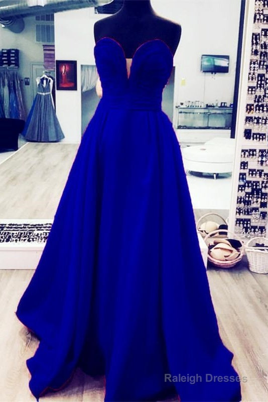 Ruched Sweetheart Long Taffeta Floor Length Prom Dress