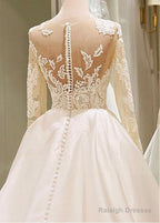 Satin Wedding Dresses With Sleeves Dress For Wedding Bridal Gowns Bride Dresses Dress For Brides
