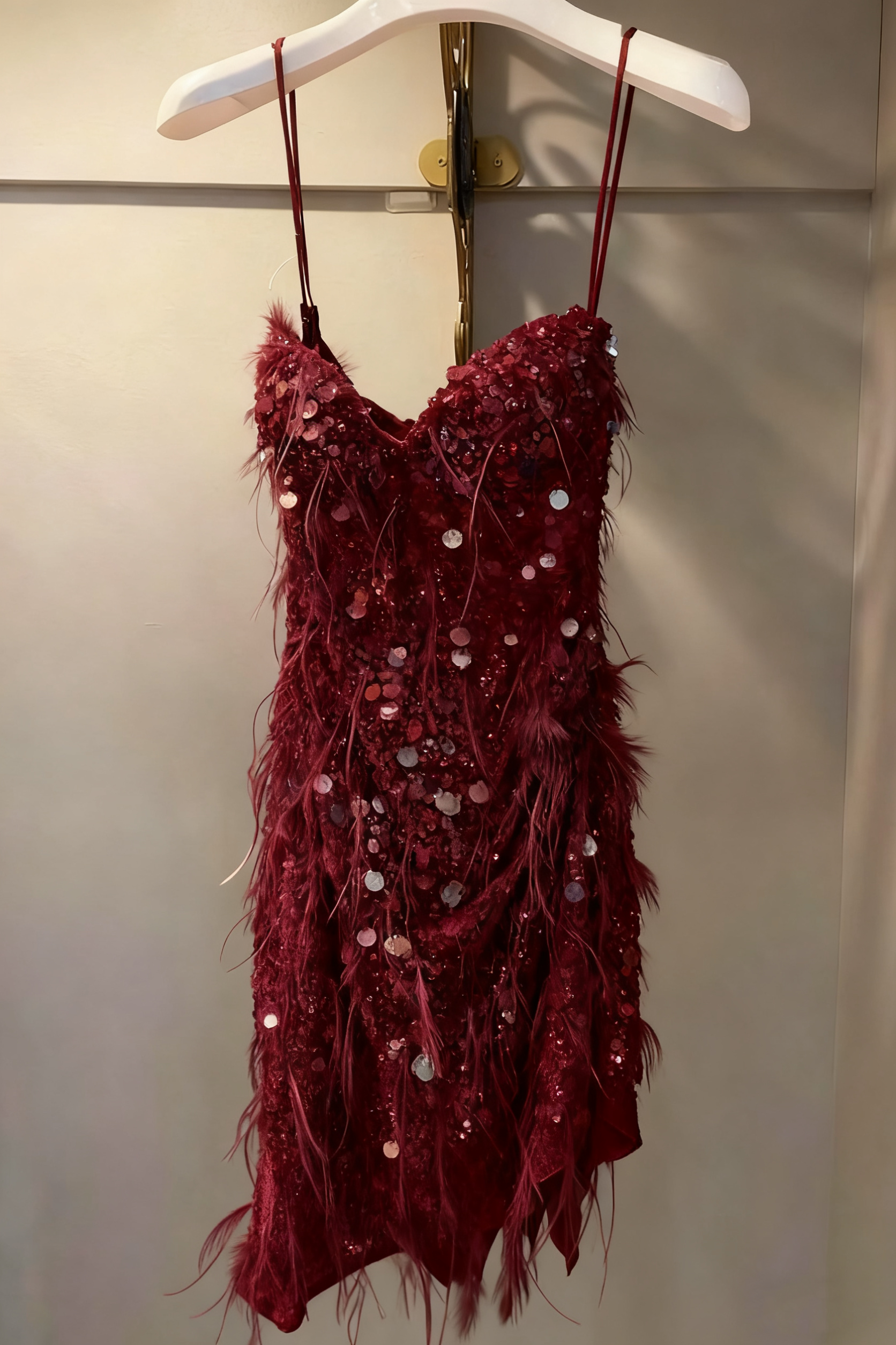 Sequin Prom Dress Sheath Short Prom Dress