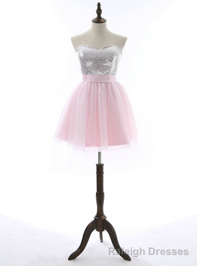 Sequins Mini Dresses for Graduation Cheap Homecoming Dresses Main image