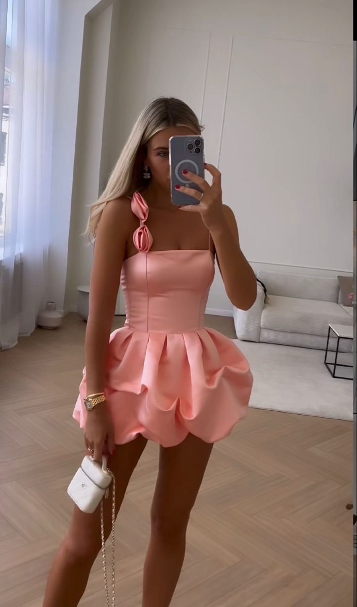 17Th Birthday Dress Pink Satin Birthday Outfits For Teens