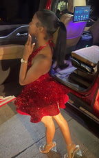 17Th Birthday Dress Short Red Homecoming Dress Birthday Outfits