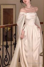A-Line Prom Dress Long White 21Th Birthday Outfits