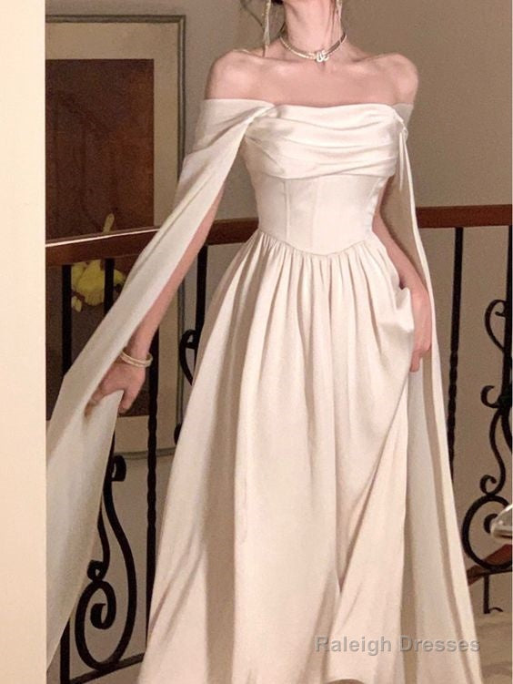 A-Line Prom Dress Long White 21Th Birthday Outfits