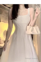 Sexy A Line Square Neckline Party Dress Holiday Dresses Night Dress Birthday Outfits