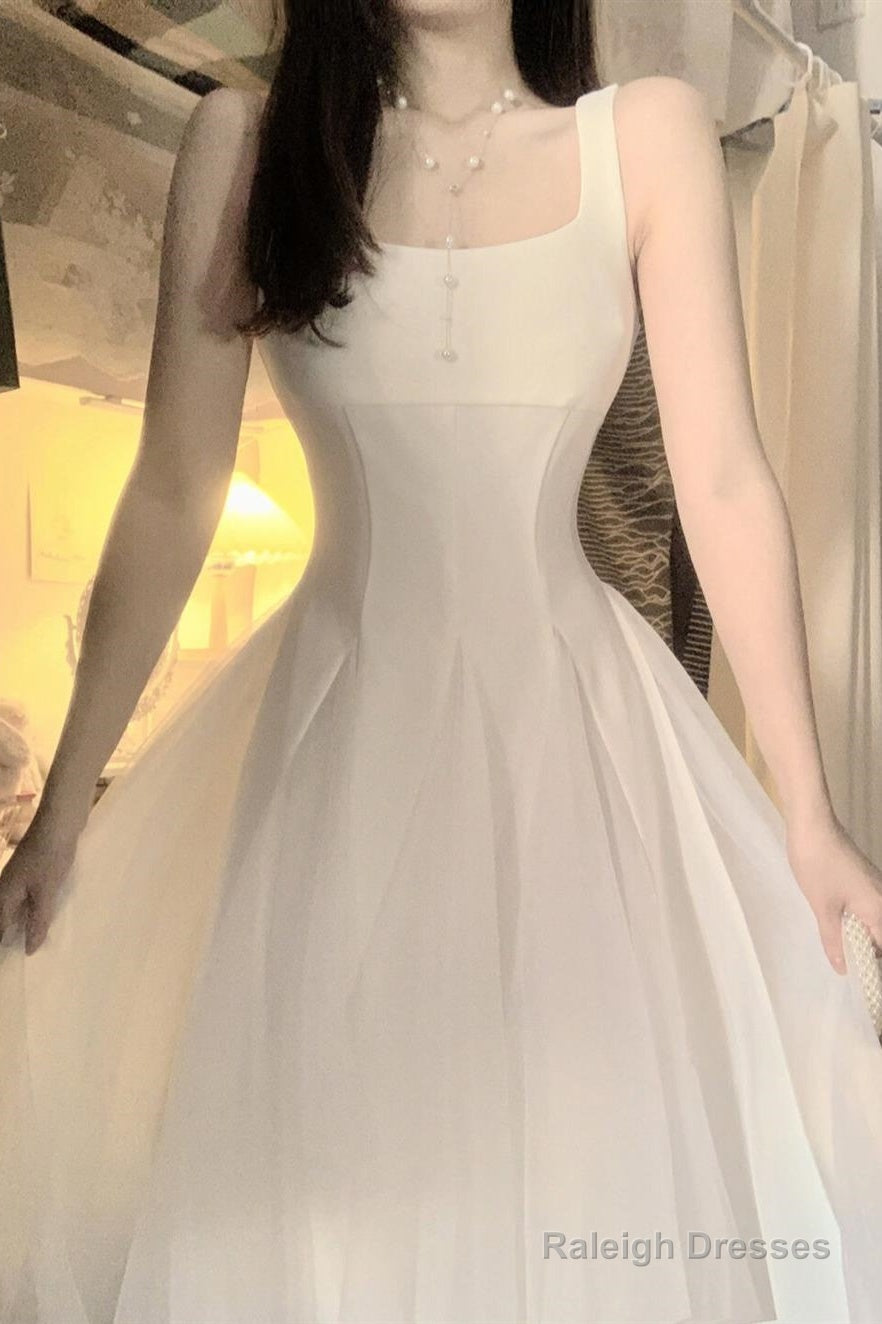 Sexy A Line Square Neckline Party Dress Holiday Dresses Night Dress Birthday Outfits