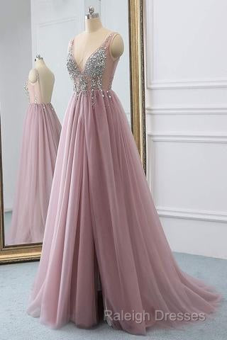Sexy Backless Prom Dresses V Neckline, Evening Dress, Formal Dresses, Graduation School Party Dance Dress