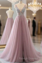 Sexy Backless Prom Dresses V Neckline, Evening Dress, Formal Dresses, Graduation School Party Dance Dress