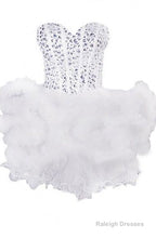 Sexy Ball Gown Sweetheart Mini Homecoming Dress With Beading