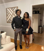 Birthday Dress Black Sequin Homecoming Dress Birthday Outfits