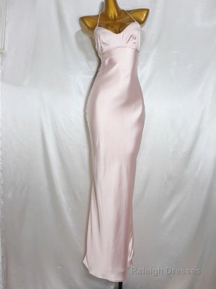 Sexy Birthday Dresses Pink Halter Prom Dresses Birthday Outfits Secondary image
