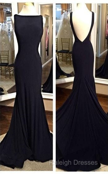 Sexy Black Prom Dress, Prom Dresses, Evening Gown, Graduation School Party Dress, Winter Formal Dress