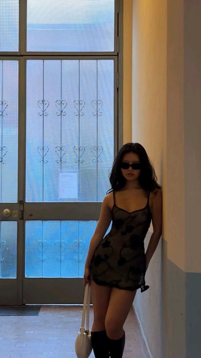 Black Tulle Suspenders Tight Hip-Wrapped Birthday Skirt Homecoming Dresses Secondary image