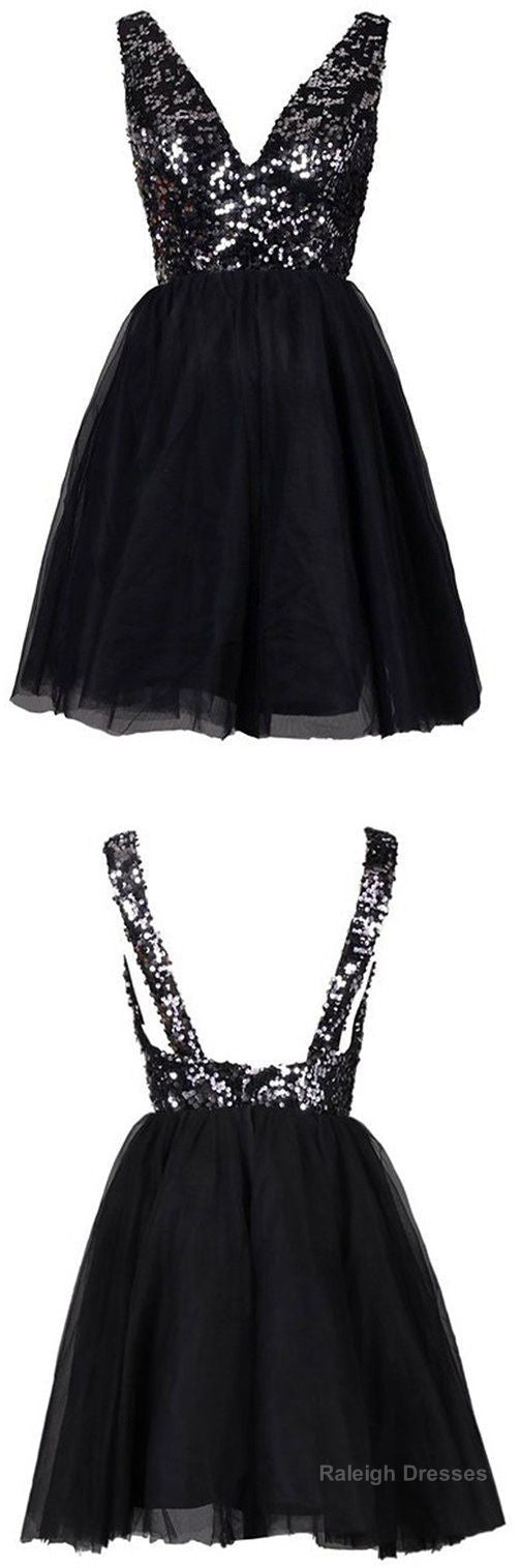 Clairvoyant Outfit Sparkly Sequined Open Back Deep V-Neck Prom Cocktail Homecoming Dresses Secondary image
