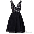 Sexy Clairvoyant Outfit Sparkly Sequined  Open Back Deep V-Neck  Evening Cocktail Homecoming Dress