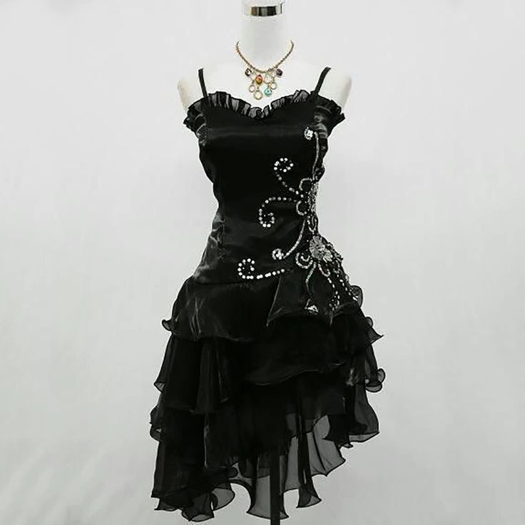 Cocktail Dresses Straps Sleeveless Black Short Prom Dresses Homecoming Dresses Main image