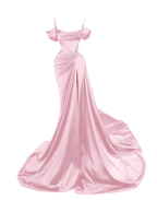 Sexy Dark Green Satin Mermaid Prom Dresses 2026 Spaghetti Straps Pleats Seep Train Formal Evening Occasion Pageant Gowns