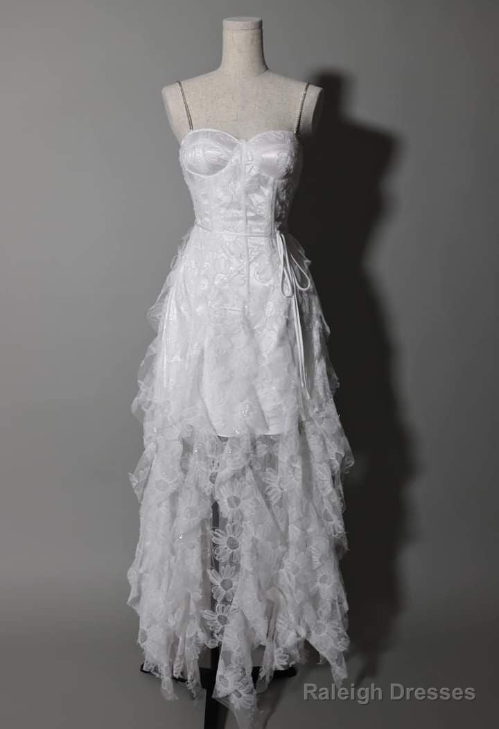 High Low Straps Prom Dress 21Th Birthday Outfit