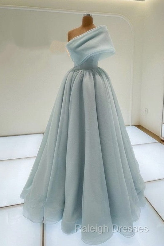 Sexy Long One Shoulder Prom Dresses