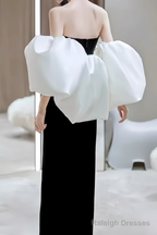 Sexy Mermaid Off The Shoulder Black Prom Dresses Long Prom Dress