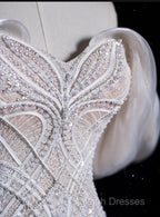 Sexy Mermaid Off The Shoulder White Lace Long Wedding Dresses Brides Dress