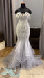 Mermaid Prom Dresses With Off The Shoulder Sleeves