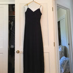 Mermaid Prom Gowns With Straps Navy Blue Prom Dress