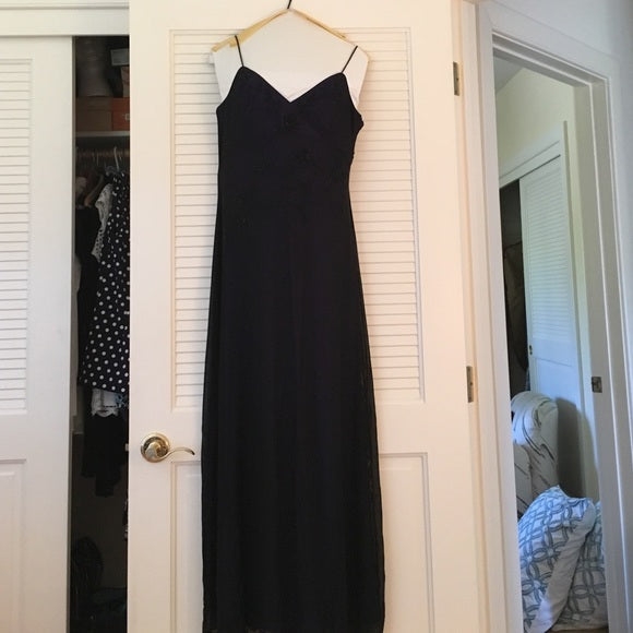 Mermaid Prom Gowns With Straps Navy Blue Prom Dress